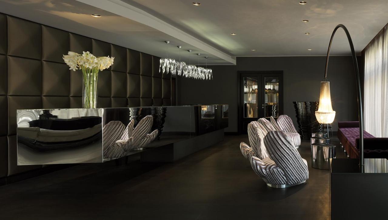 Roomers, Frankfurt, A Member Of Design Hotels Frankfurt am Main Exterior photo The interior of the lounge